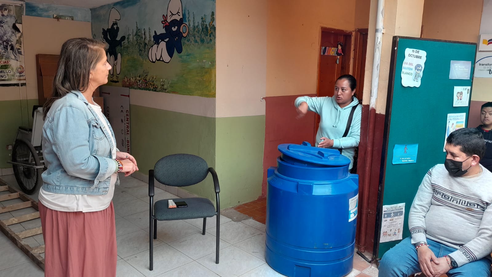Conversación con madres participantes del taller